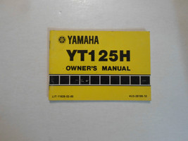1981 Yamaha Yt125 H Owners Manual Factory Oem Book 81 Water Damaged - $11.21