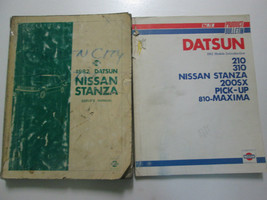 1982 Datsun Nissan Stanza Service Repair Shop Manual Set Factory Oem Used Wear - £11.92 GBP
