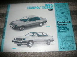 1984 Ford Tempo Mercury Topaz Wiring Electrical Ewd Evtm Service Shop Manual Oem - $2.80