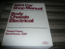 1984 Ford Tempo Mercury Topaz Service Shop Repair Manual Body Chassis Electrical - $7.97