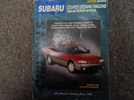 1985-1996 Chilton Subaru XT SVX Outback Legacy Justy Service Repair Manu... - $60.14