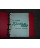 1987 Suzuki GSX1100F Katana 1100 Motorcycle Service Manual BINDER STAINE... - £43.82 GBP