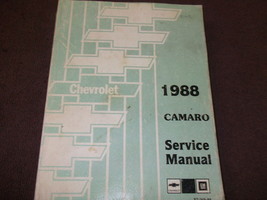 1988 Chevy Chevrolet Camaro Service Shop Repair Workshop Manual New - £111.86 GBP