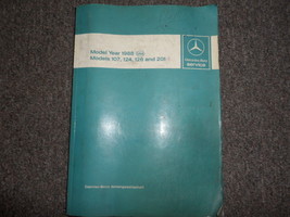 1988 Mercedes Models 107 124 126 201 Service Repair Shop Manual Water Damaged 88 - $101.71