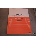 1988 Toyota Tercel Sedan Electrical Wiring Diagram Manual EWD EVTM OEM F... - £7.96 GBP