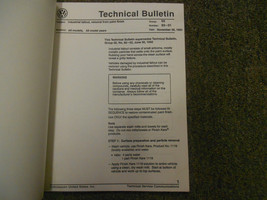 1990 1995 Volkswagen All Detailer Technical Bulletins Service Manual FACTORY OEM - £18.63 GBP