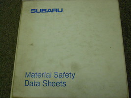 1990 Subaru Material Safety Service Repair Shop Manual Factory Book 90 Binder - $45.03