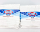 Clorox Dish Cloth 4pk White Anti Microbial Bleach Safe Kitchen White Lot... - £18.88 GBP