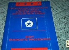 1993 Chrysler Fifth Avenue 5 Th Av Body Diagnostic Procedure Service Shop Manual - £11.12 GBP