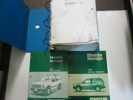 1993 Mazda Navajo Service Repair Shop Manual Set Factory Oem Books Dealership 93 - $27.95