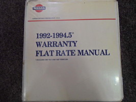 1995 Nissan Warranty Flat Rate Service Repair Shop Manual Factory OEM Book 95 - $35.19