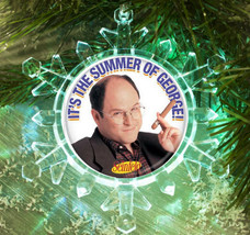 Seinfeld The Summer Of George Snowflake lit Holiday Christmas Tree Ornament - £13.02 GBP