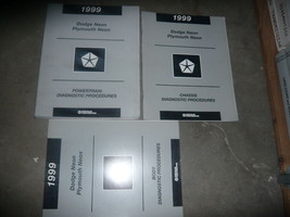 1999 Dodge Plymouth Neon Service Diagnostics Procedures Manual Set OEM Factory - £19.63 GBP