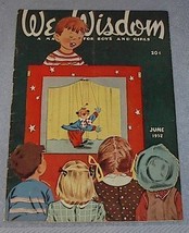 Wee Wisdom June 1952 Children's Magazine - £4.70 GBP