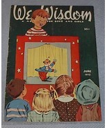 Wee Wisdom June 1952 Children&#39;s Magazine - $8.37 CAD