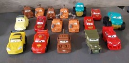 Disney Pixar Cars McQueen Mater Lot Of 17 Variants Plastic Sarge Ivy Luigi - $34.00 CAD