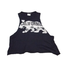 Rock Rose Classic Shirt Womens Medium Black Lightweight Casual California Tank - £13.97 GBP