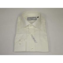 Men's Shirt Charles TYRWHITT Turkey 100% Cotton Spread Collar CHT-10 Ivory image 4