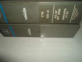 2000 2001 2002 2003 MERCEDES 220 Electrical Troubleshooting Manual 2 Volume - $212.13