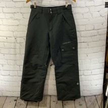 Liquid Snow Pants Boys Sz L Black Cold Weather Water Resistant FLAW - $19.79