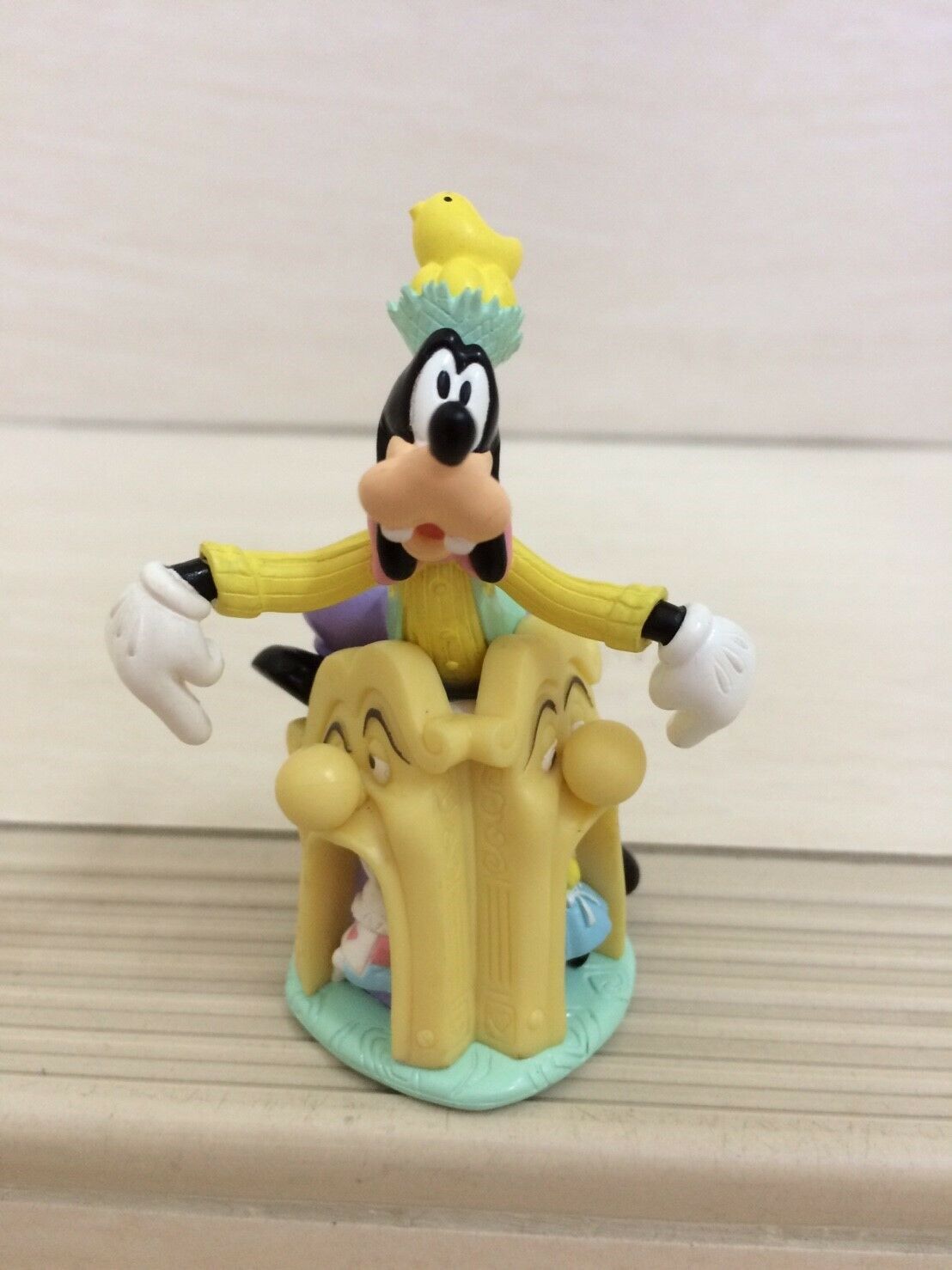 Primary image for Disney Goofy and White Rabbit And Alice in Wonderland. Easter Theme. RARE Item