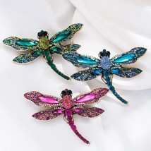 Demoiselle Zircon Dragonfly Corsage/ Brooch - £14.98 GBP