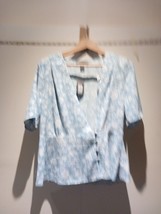 Primark Short SLEEVE  TOP BLUE Size 14 BNWT Express Shipping - $13.34