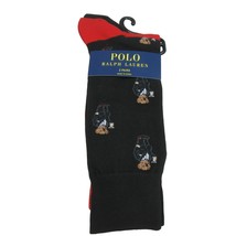 Polo Ralph Lauren Mini Martini Bear Slack Socks Mens Size 6-13 (2 PAIRS)... - £19.72 GBP