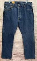 Levis 501 Mens Jeans 36x32 Button Fly Straight Leg - $47.00
