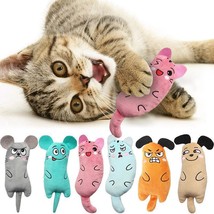 Interactive Plush Cat Toy with Catnip Fun and Engaging Kitten Chewing Squeaky To - £3.22 GBP+
