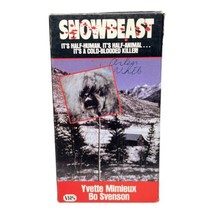 Snowbeast (1977) VHS Yvette Mimieux, Bo Svenson Yeti Sasquatch Horror Vintage - £10.45 GBP