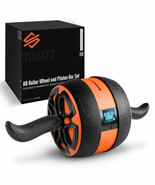 Digital Ab Roller Wheel - Ultra Wide Ab Wheel with Pilates Mat, for Abdo... - $338.82 CAD