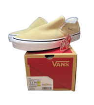 Vans Asher Suede Sherpa Desert Taupe Skate Sneakers Shoes Women’s Size 9 NIB - £51.43 GBP