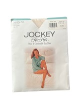 New Jockey For Her Control Top Panty, Antique White pantyhose Medium-Tall - $105.28 MXN
