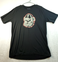 Georgia Bulldogs Champion T Shirt Mens Medium Black Short Sleeve Logo Football - £7.50 GBP