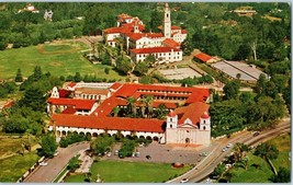 Aerial View Santa Barbara Mission and St Anthonys Seminary California Postcard - £11.83 GBP