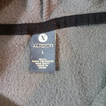 Xersion Men’s Gray Cotton Long Sleeve Pockets Hoodie Pullover Sweatshirt Size L image 4