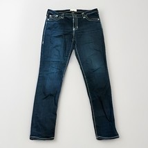 Big Star Maddie Skinny Jeans Size 32R Embroidered Rear Pockets Western D... - $35.00