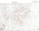 Tonopah, Nevada 1960 Vintage USGS Topo Map 7.5 Quadrangle Topographic - $23.99