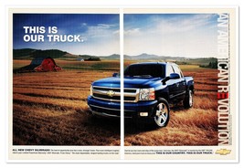 2007 Chevy Silverado This is Our Truck 2-Page Print Magazine Chevrolet Ad - £9.83 GBP