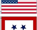 AES Pack of 2 US American and US Two Blue Stars Service Premium Quality ... - £7.75 GBP