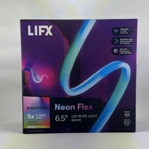 New LIFX Neon Flex 800LM 6.5ft Indoor LED Rope Light LFXNEON6.5 Google A... - $46.74