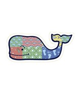 NEW AUTHENTIC VINEYARD VINES PATCHWORK WHALE STICKER DECAL FREE SHIPPING - £3.08 GBP