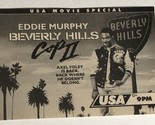 Beverly Hills Cop II Tv Guide Print Ad Eddie Murphy Judge Reinhold TPA10 - £4.72 GBP