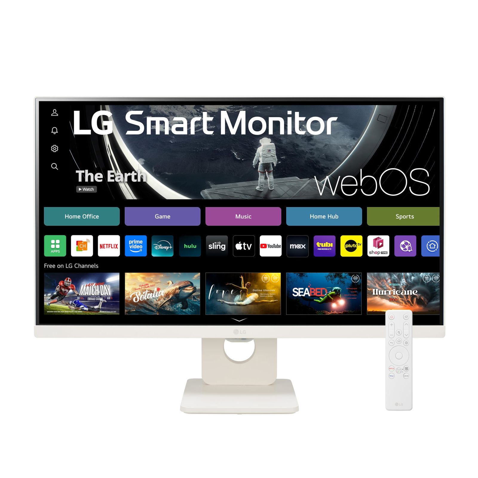 LG 27SR50F-W Smart Monitor 27-Inch FHD (1920x1080) IPS Display, webOS 23... - $299.95