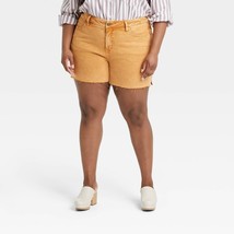 NEW Women&#39;s Plus Size Mid-Rise Jean Shorts - Ava &amp; Viv™ 28W - £9.41 GBP
