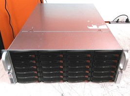 SuperMicro CSE-846 24x 3.5&quot; Bay 4U Server Chassis w/ 2x 900W PSU No Motherboard - £536.64 GBP