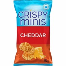 3 Bags Quaker Crispy Minis Cheddar Flavored Rice Chips 100g Each- Free S... - £21.21 GBP