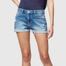 FRAME Denim  Le Grand Garcon Alfred Distressed Shorts Size 25 - £37.39 GBP