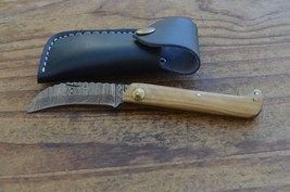 damascus custom made beautiful folding knife From The Eagle Collection U... - $29.69